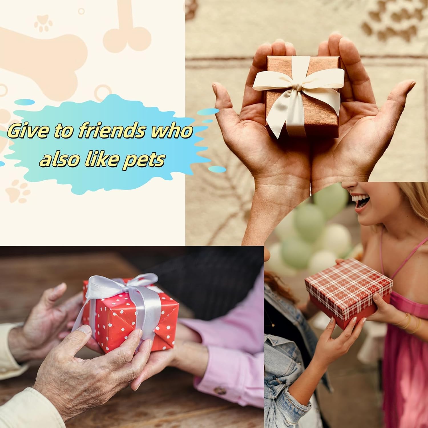 Dog Hair Collector Keychain gift for pet parents shown as remembrance.