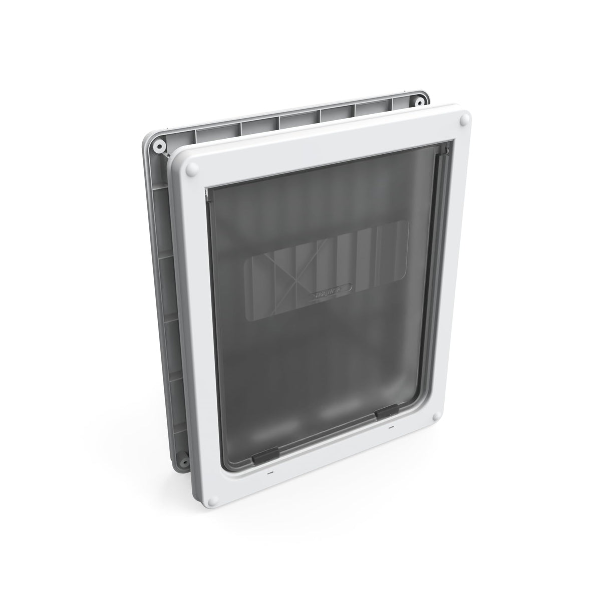 Dog Mate lockable large dog door installation in UPVC shows secure, easy access