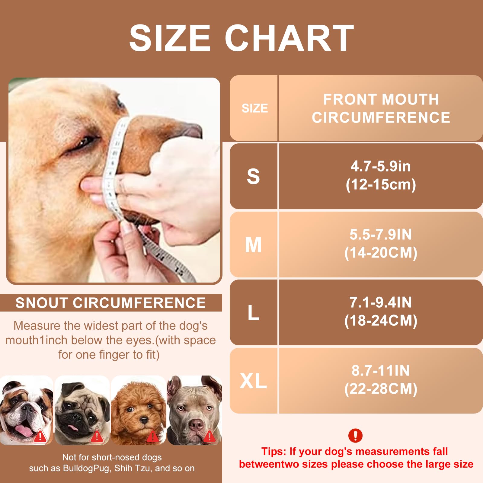 Dog Muzzle large used during grooming and vet visits for safety.