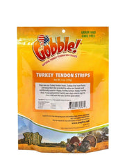 Dog Nip Gobble packaging highlights USA sourcing and natural single-ingredient chew.