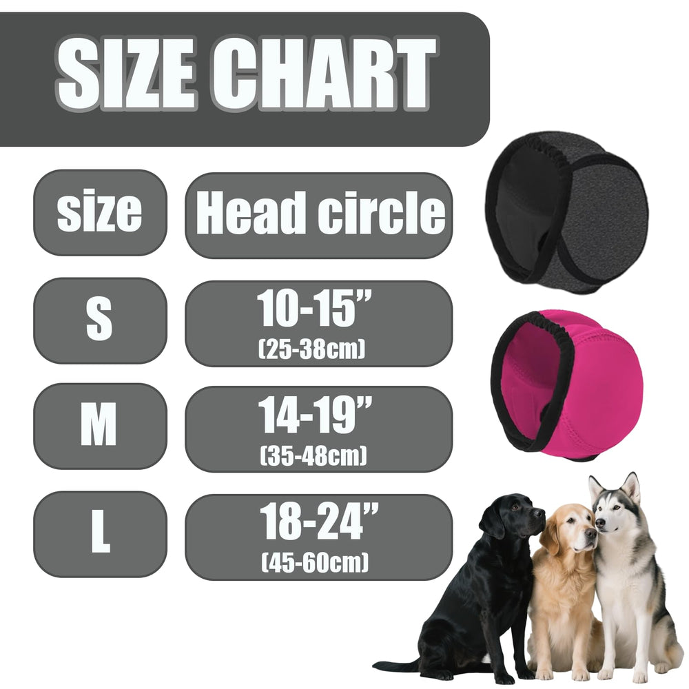 Dog Quiet Ear Cover protects ears during bath time and wet conditions