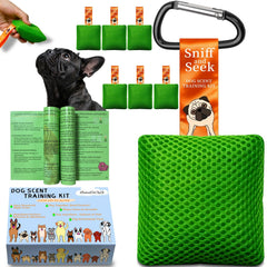BabieDtOyG dog scent training kit green front view for mental enrichment