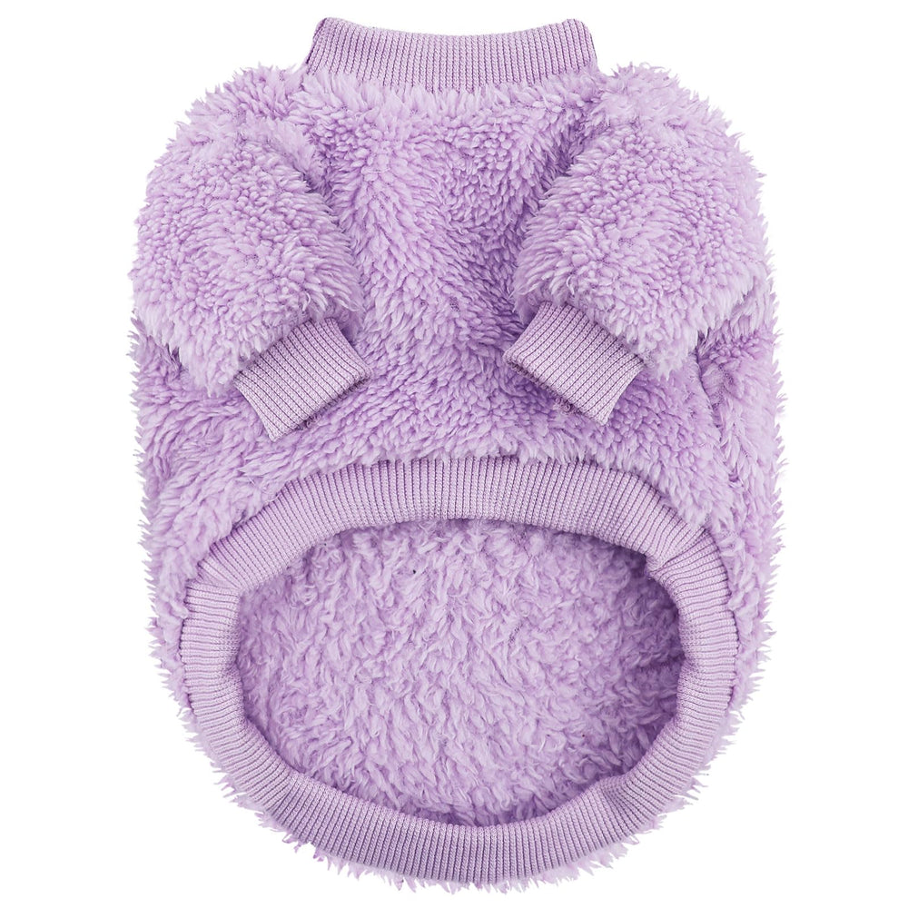 Dog Sweater easy-care fluff maintenance helps keep softness after washing.
