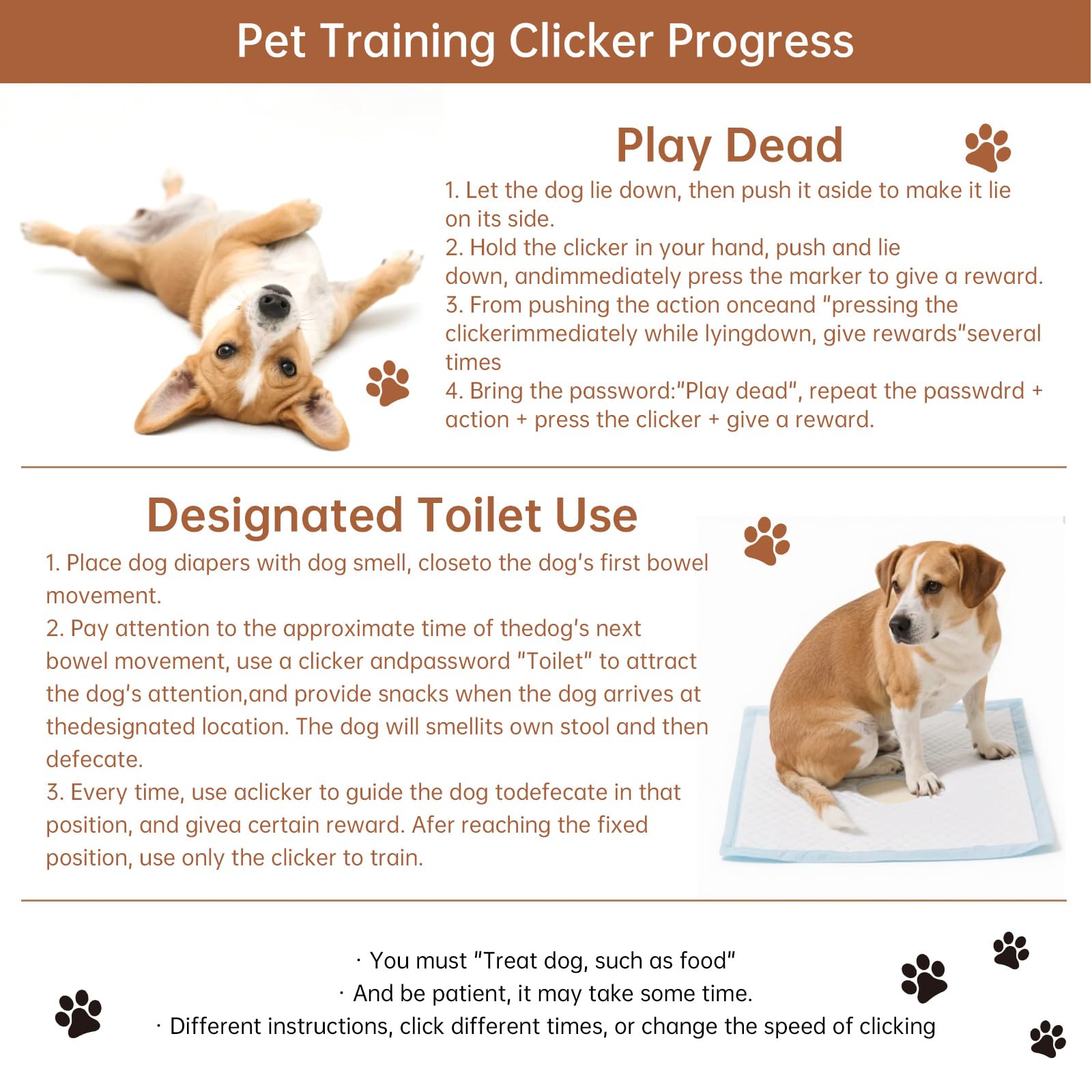 Dog Training Clicker in action with a dog demonstrates behavior shaping with rewards
