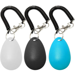 Dog Training Clicker with Wrist Strap White for quick feedback during training