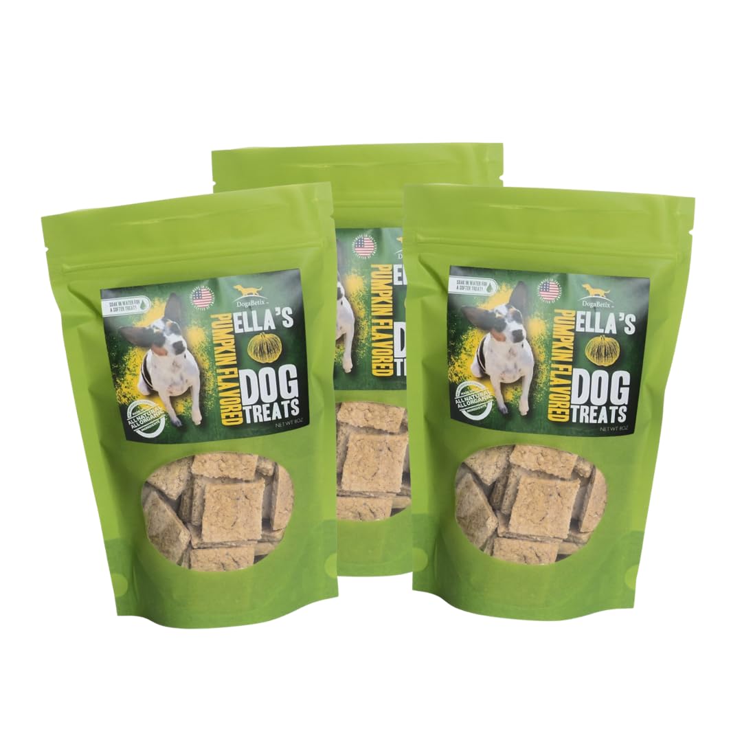 DogaBetix Ella packaging 24oz bag for easy, long-lasting dog treats.