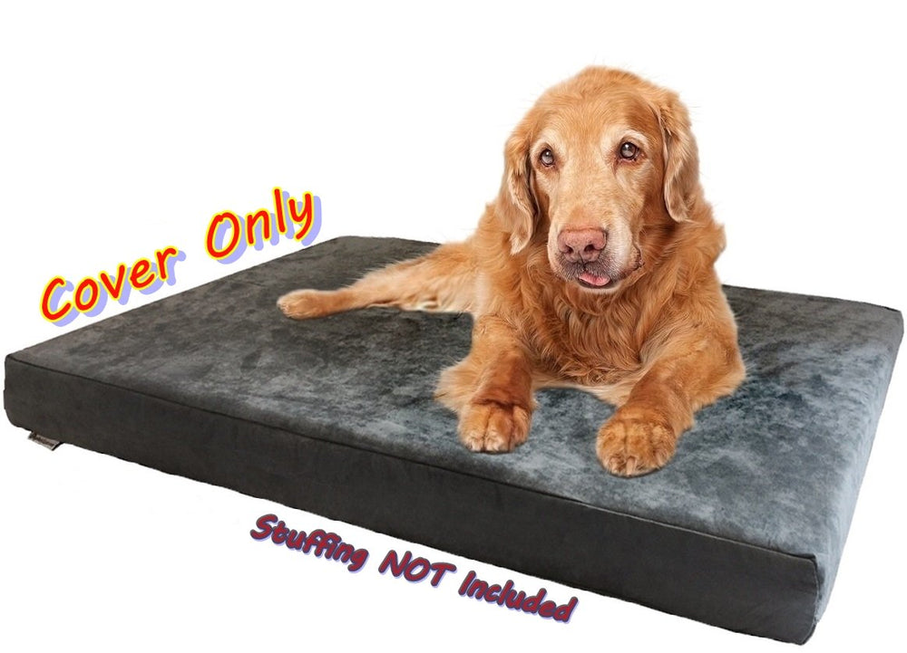 Dogbed4less cover fits memory foam pads and large pillows for versatile use