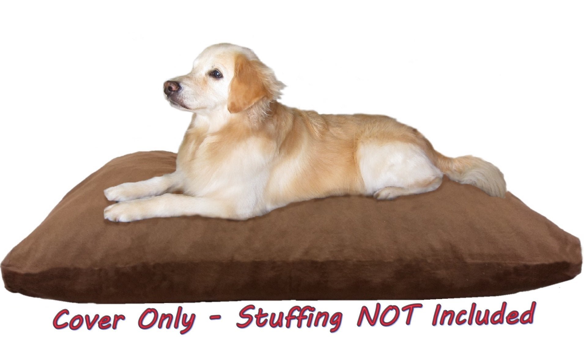 Dogbed4less denim cover stitching detail emphasizes reinforced seams for durability.