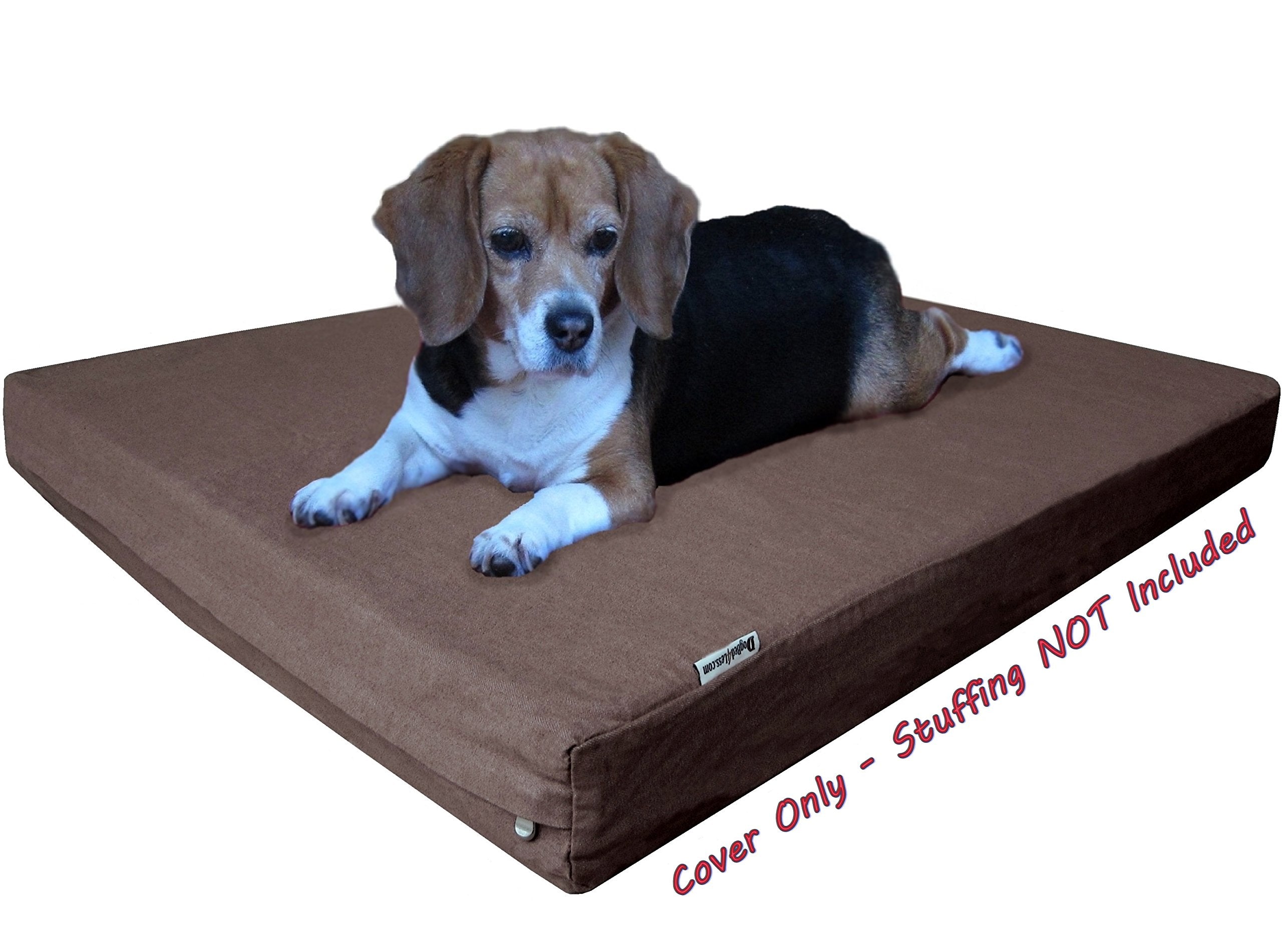 Dogbed4less gusset and zipper detail for secure fit
