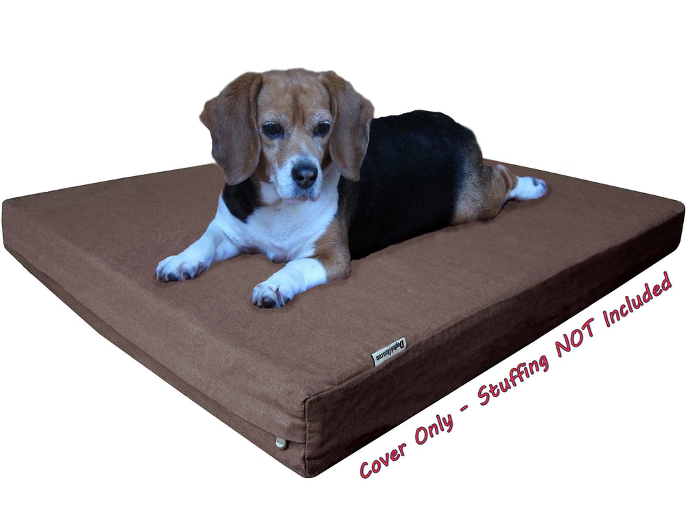 Dogbed4less gusset and zipper detail for secure fit
