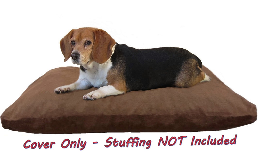Dogbed4less machine-washable denim cover for easy cleaning