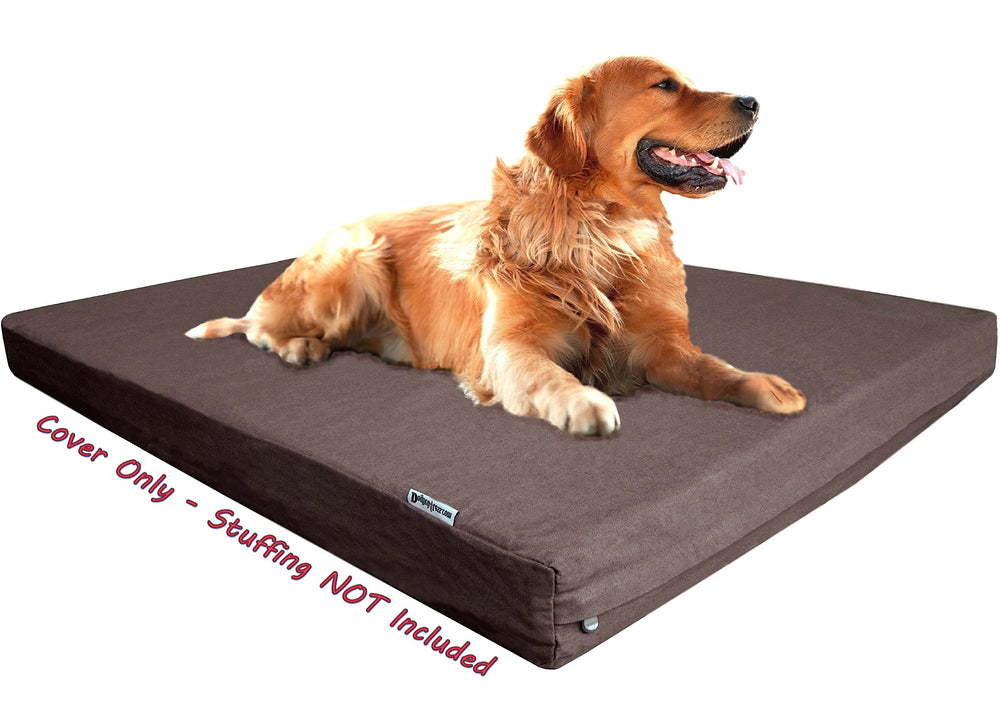 Dogbed4less machine washable denim cover enables quick maintenance after use.