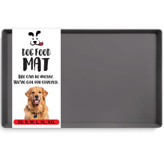 DogBuddy Dog Food Mat Shadow XXL overview shows a spill-free feeding zone