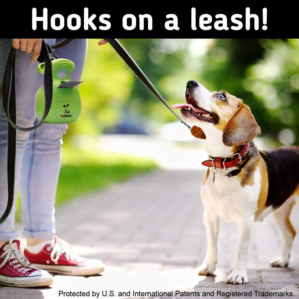 DogBuddy Pooper Scooper includes bags for convenient, ready-to-use disposal.