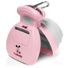 DogBuddy Pooper Scooper pink medium size—easy cleanup on walks.