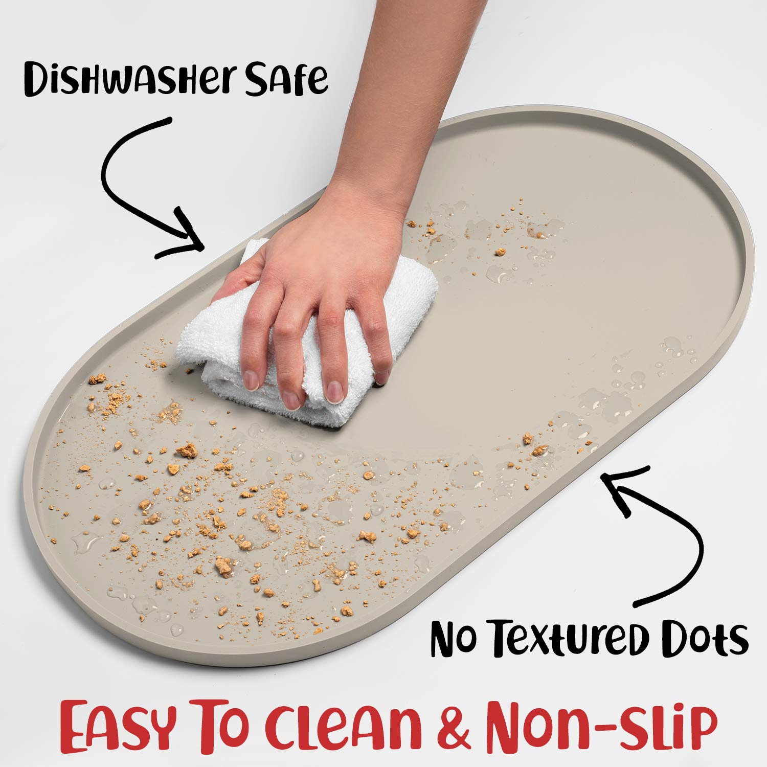 DogBuddy rolled-for-travel-pet-mat folds compactly for trips.