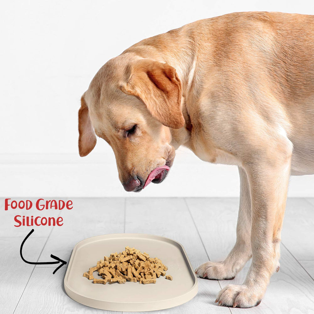 DogBuddy silicone-pet-mats-all-pets provide versatile use under bowls.