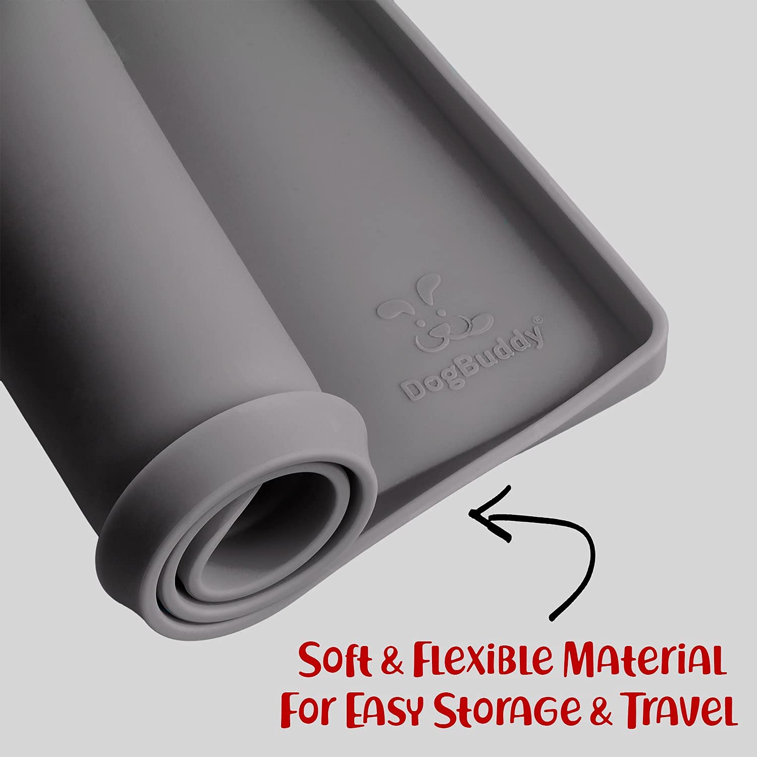 DogBuddy Waterproof silicone mat proves durable, stain-resistant feeding area