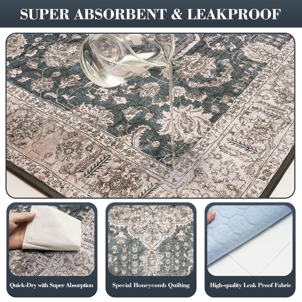 Dogcator anti-slip bottom pee pad keeps surfaces stable during use.