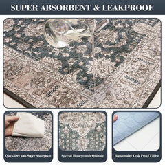 Dogcator anti-slip bottom pee pad keeps surfaces stable during use.