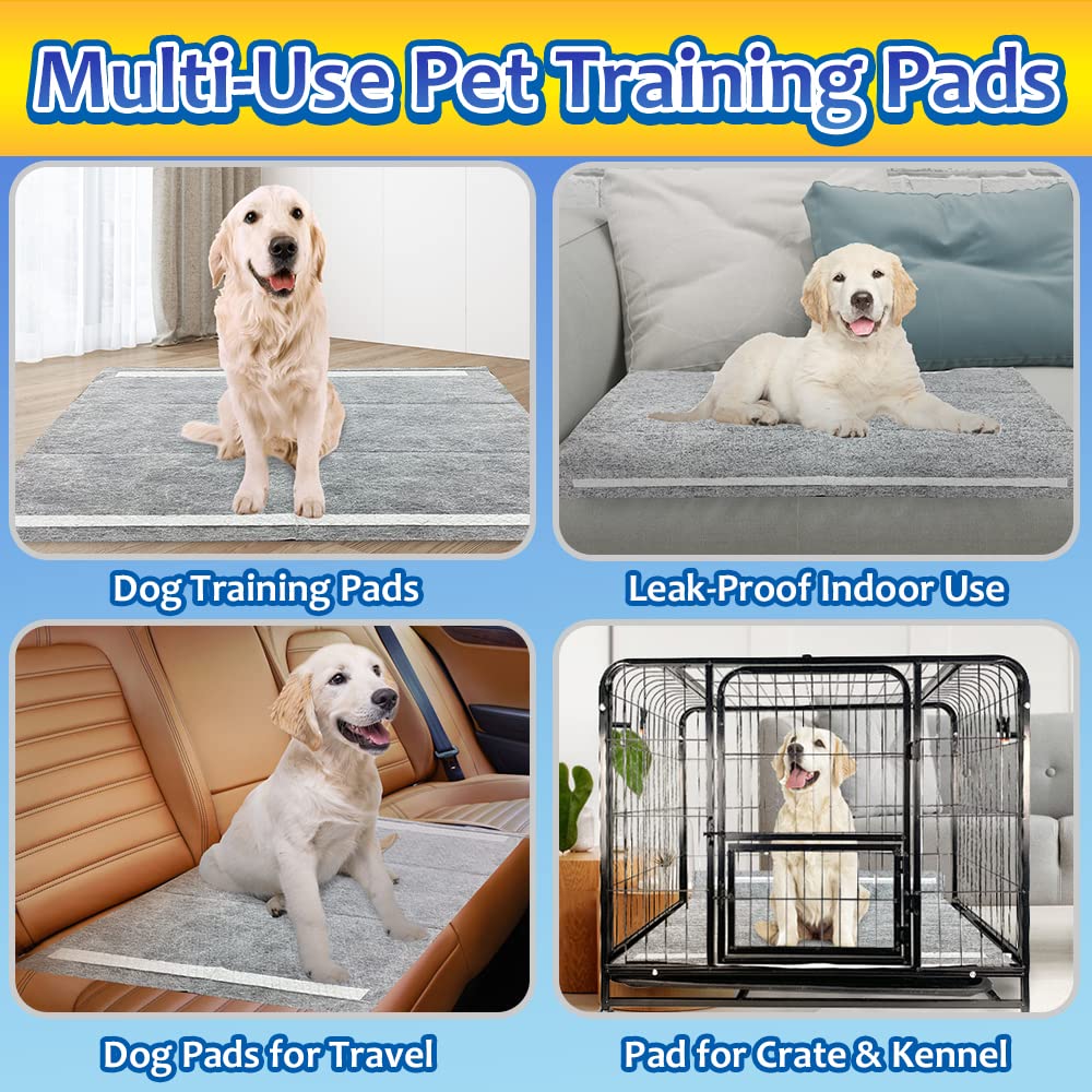 Dogcator 100-count pad pack supports frequent changes during puppy potty training.