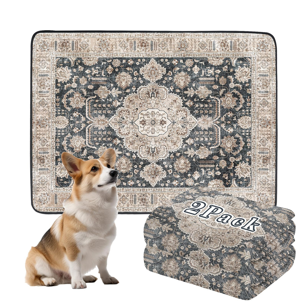 Dogcator pee pad 36x48 shows honeycomb absorption for quick moisture control.