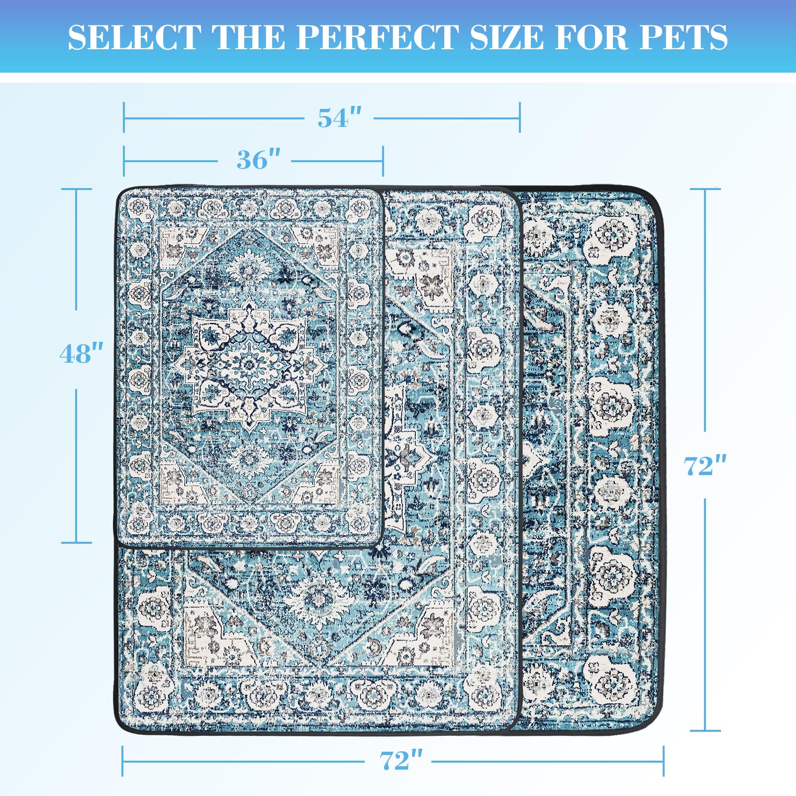 Dogcator Thicken Washable Pee Pad whelping-pad usage for larger pets care