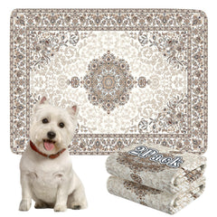 Dogcator washable pads 2-pack on display, reusable training solution for puppies.