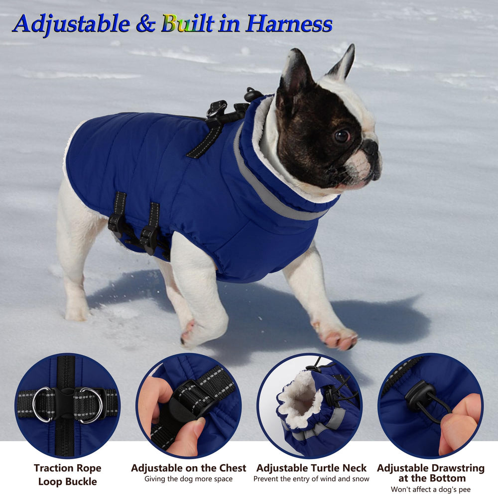 Dogcheer adjustable back and underside straps for a secure, customizable fit.