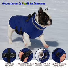 Dogcheer adjustable back and underside straps for a secure, customizable fit.