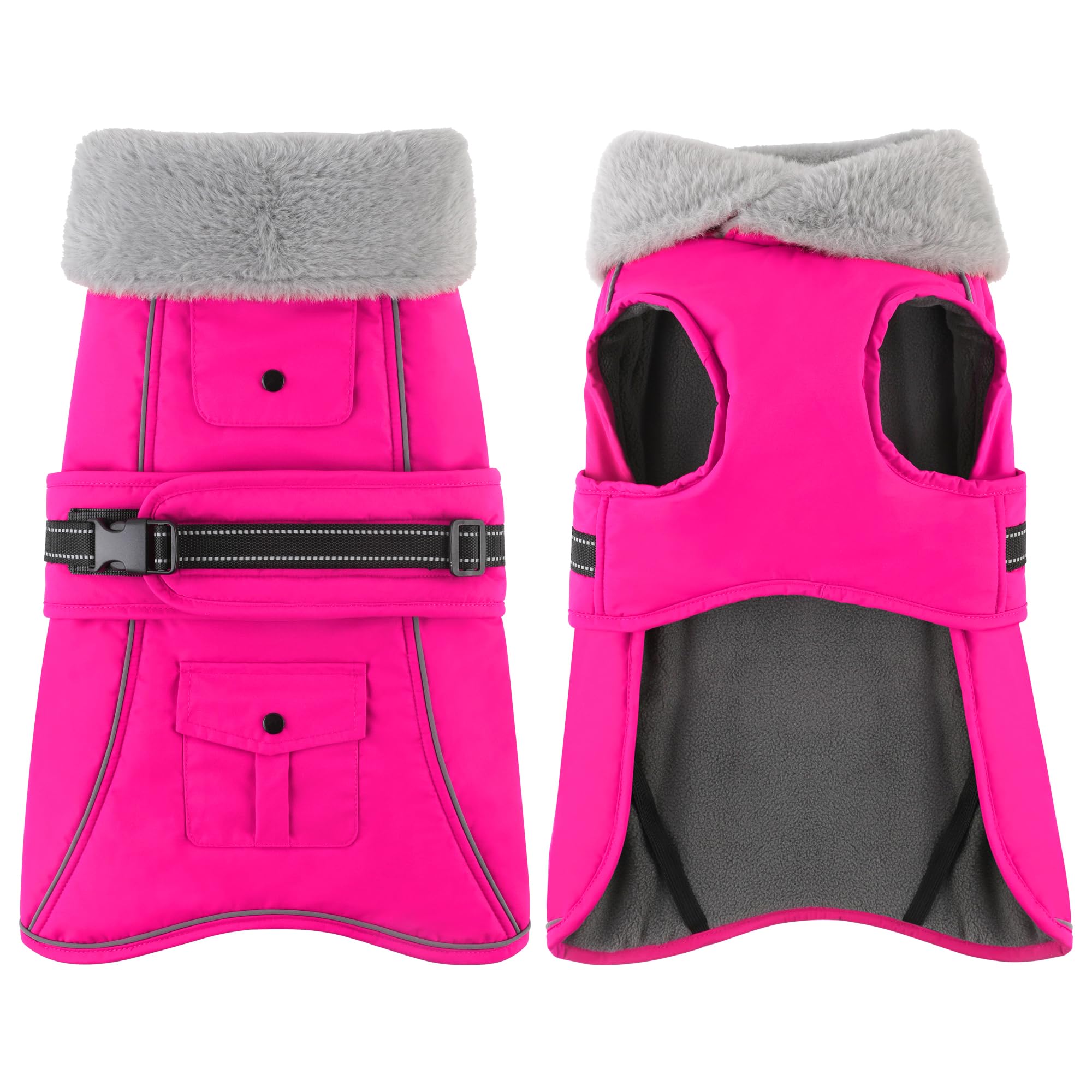 Dogcheer daily-wear dog coat fits small to large dogs for everyday walks.
