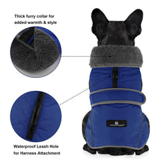 Dogcheer fleece-lined coat offers soft warmth during outdoor adventures