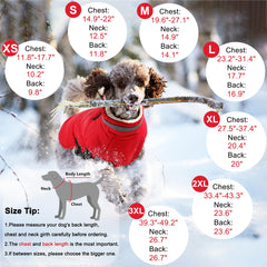 Dogcheer warm fleece lining keeps your dog cozy on cold day adventures