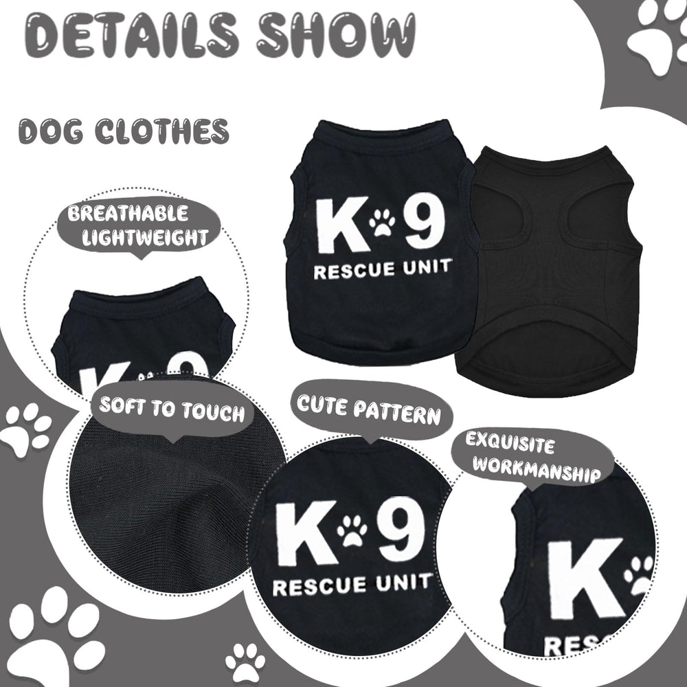 Dogclothes breathable cotton-blend fabric ensures comfortable all-day wear