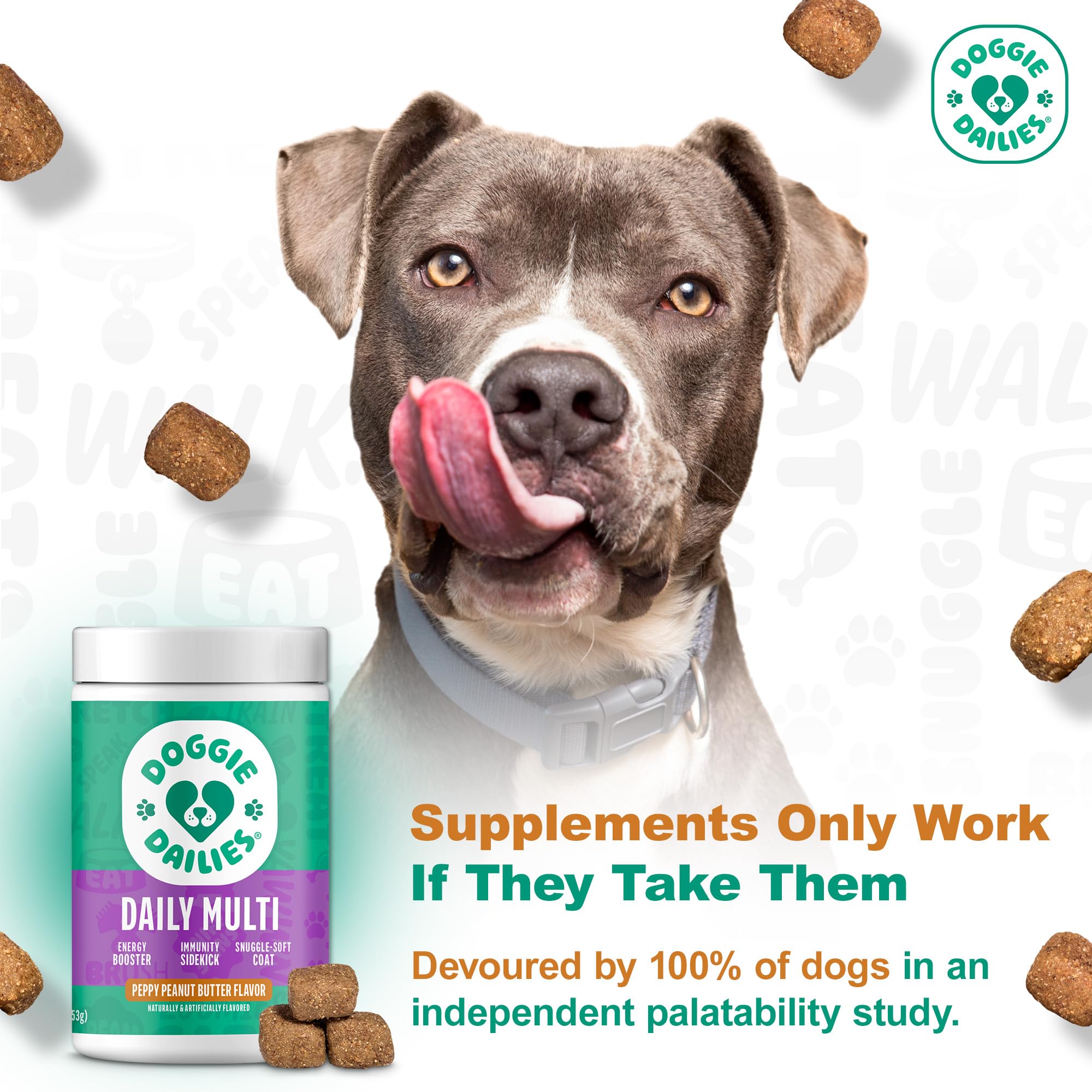 Doggie Dailies joint health glucosamine chews in focus for mobility support