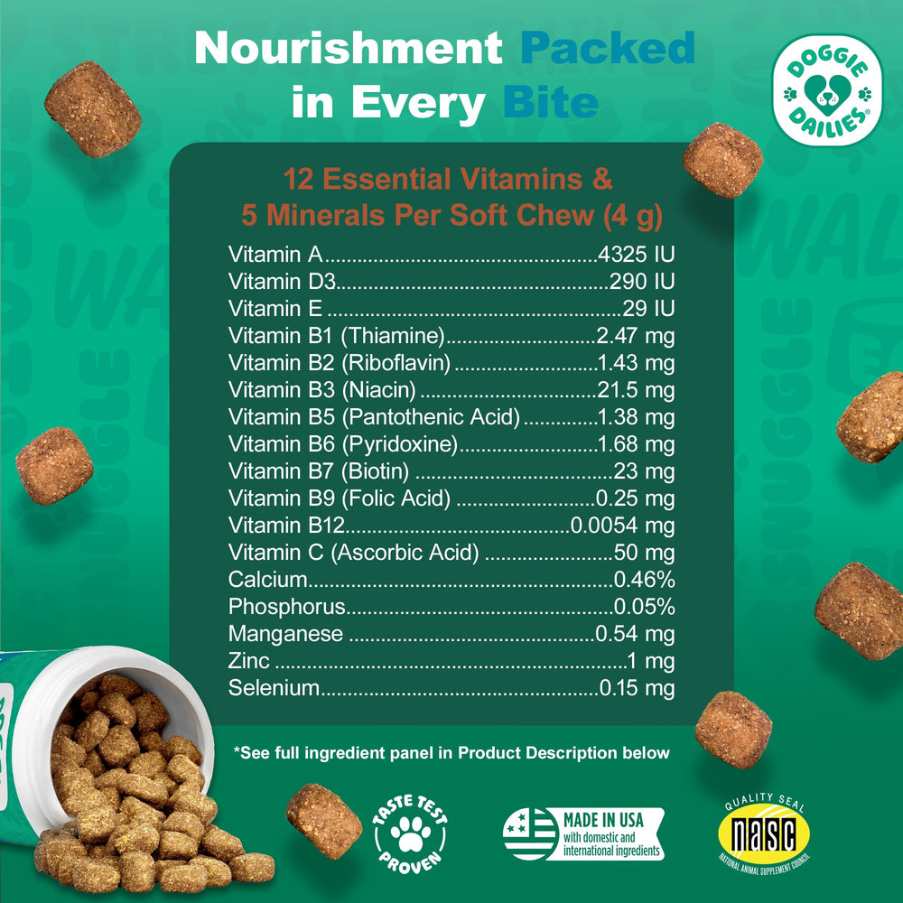 Doggie Dailies Senior Essentials prebiotic for digestive health