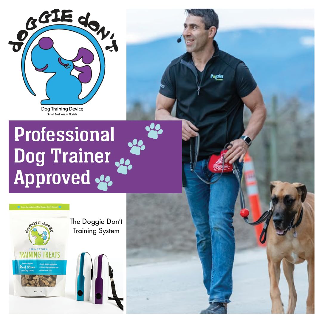 Doggie Don’t with wrist strap ready for walks and hikes