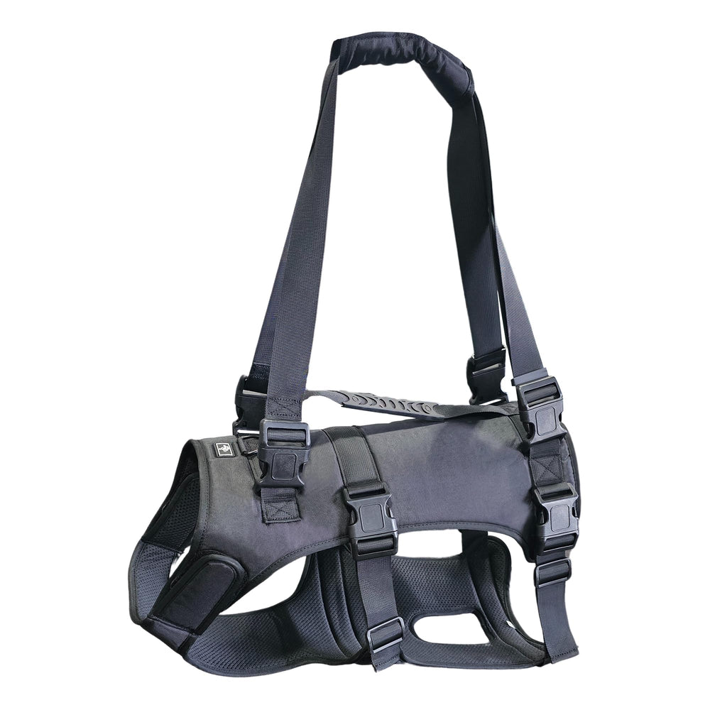 Doggie Stylz Lift Harness - uso-en-coche: ayuda a entrar y salir del coche con seguridad.