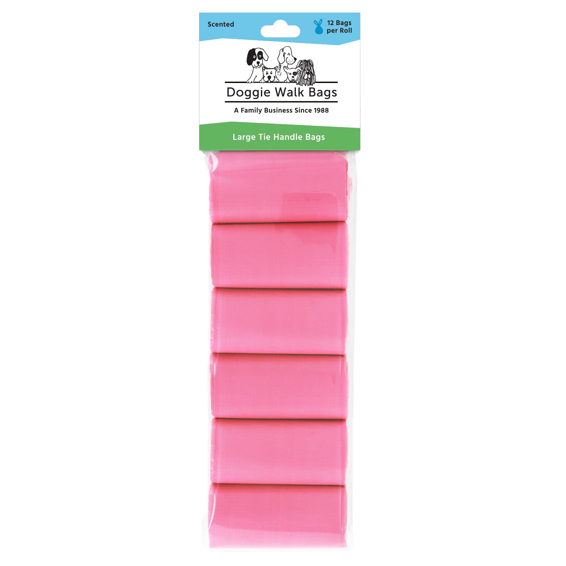 Doggie Walk Bags textured-opening to minimize snags during pickup