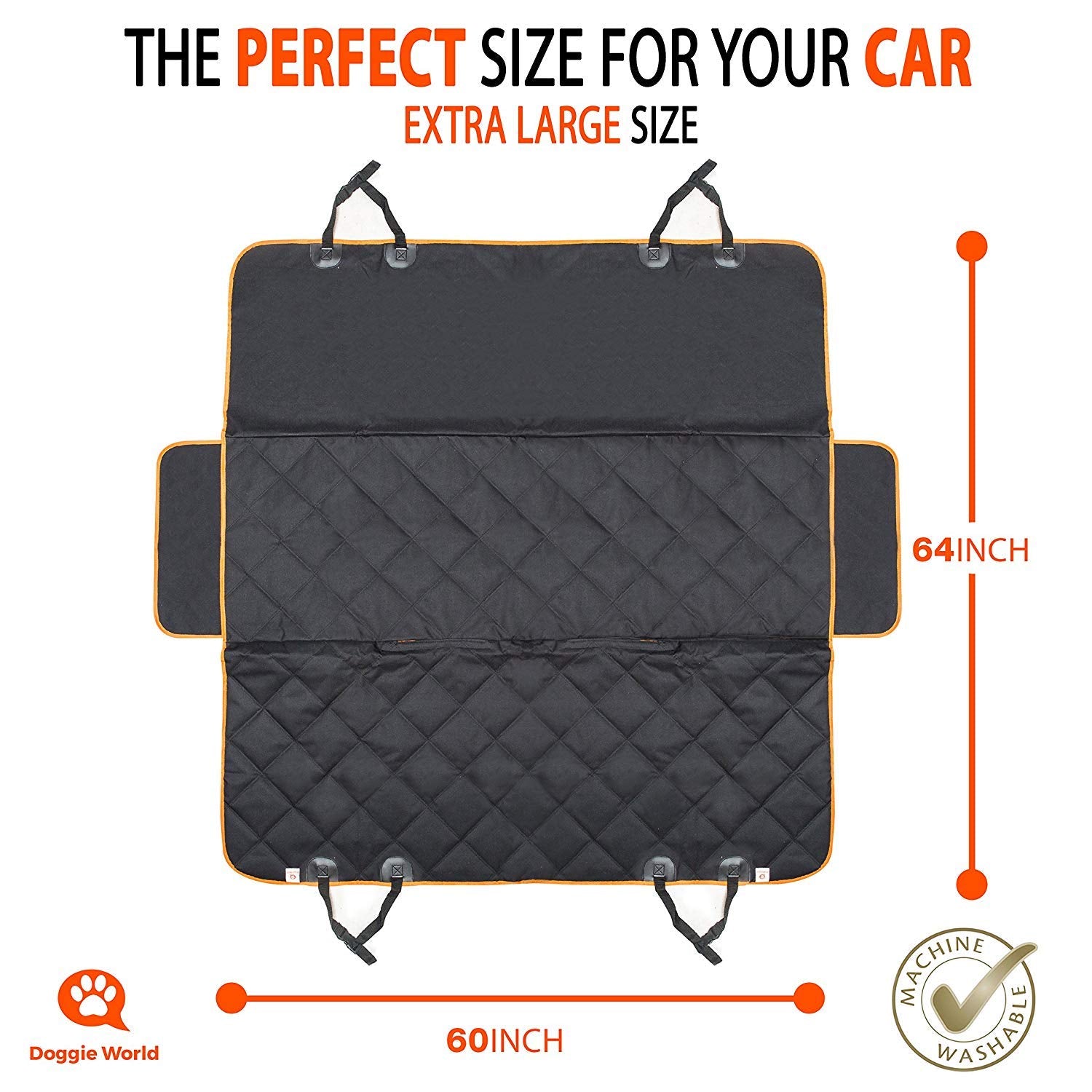 Doggie World side flaps extend protection to door panels