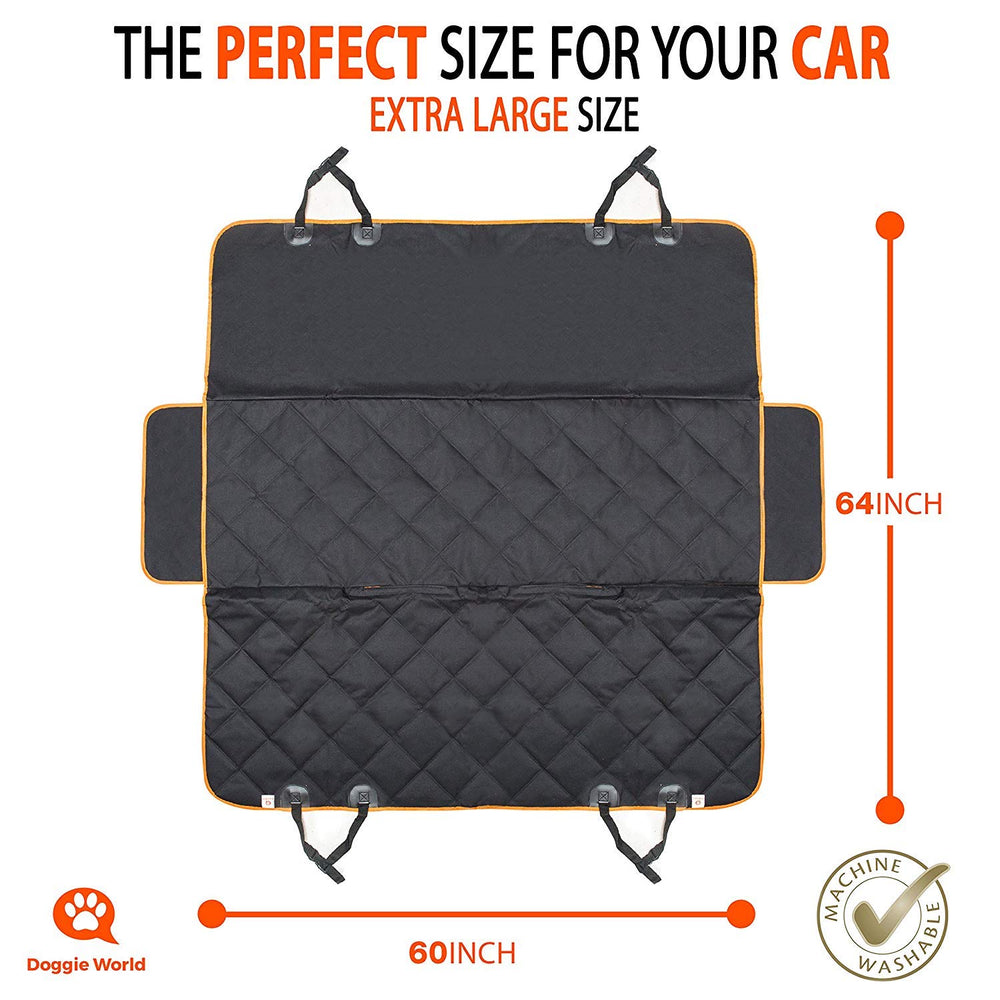 Doggie World side flaps extend protection to door panels