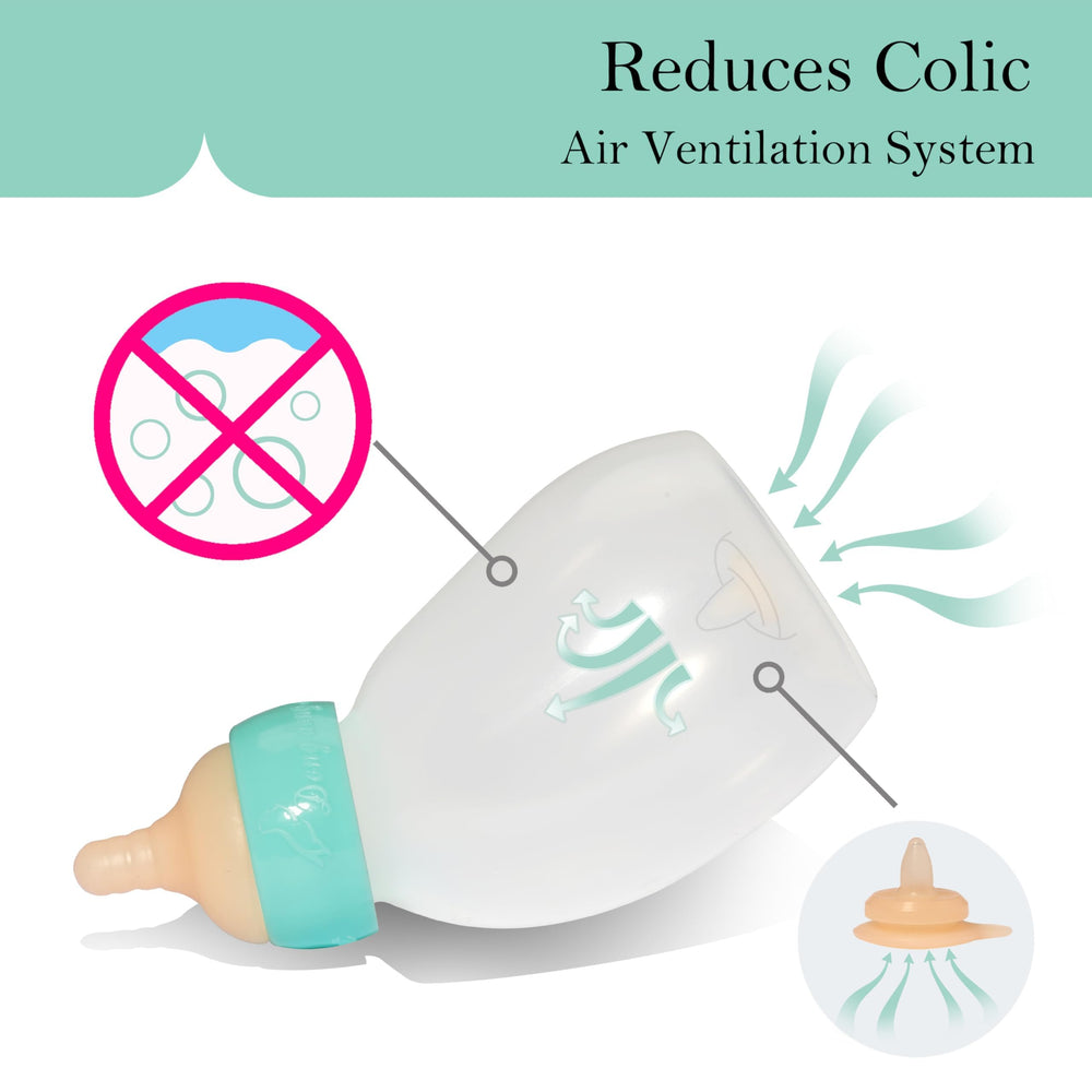 Doggiema bottle includes ventilation system reducing choking risk.