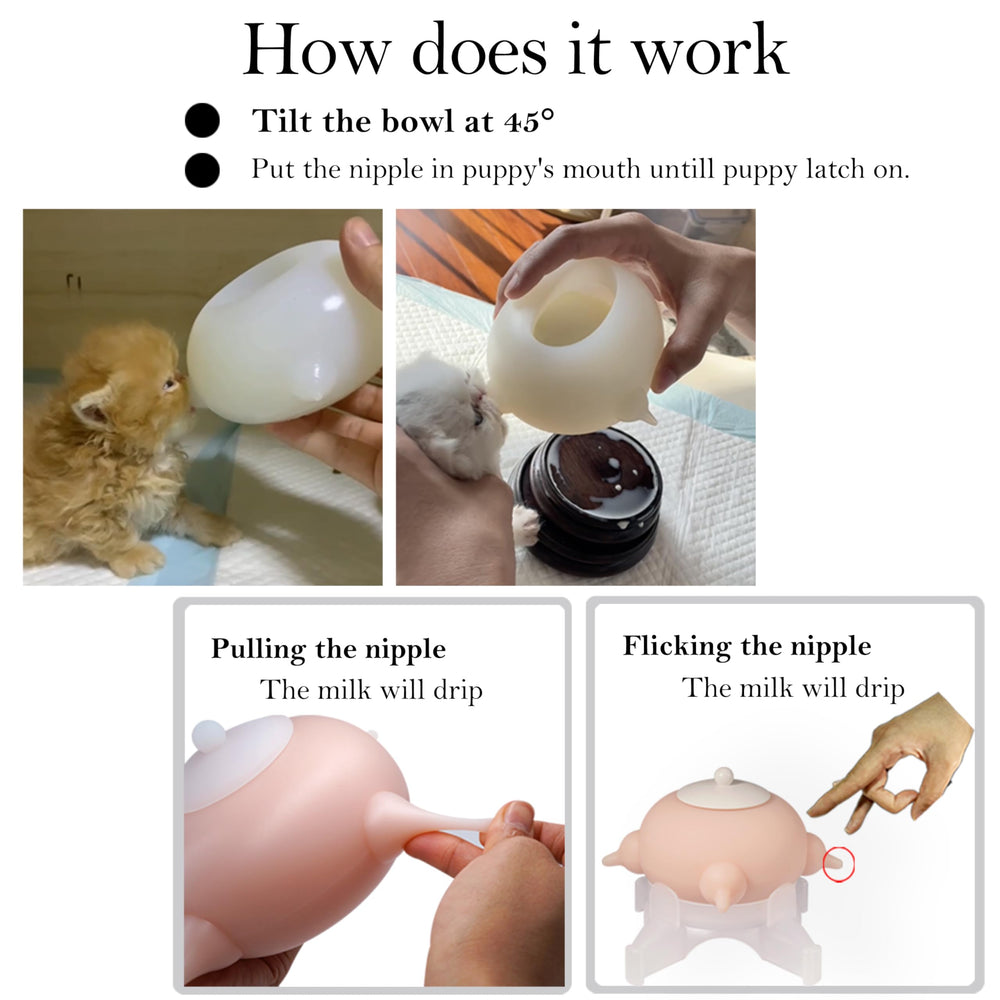 Doggiema easy-clean design image emphasizes quick, hygienic cleaning after meals