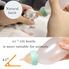 Doggiema kittens bottle nipples varieties for ages from birth to weaning, ensuring gentle milk flow.