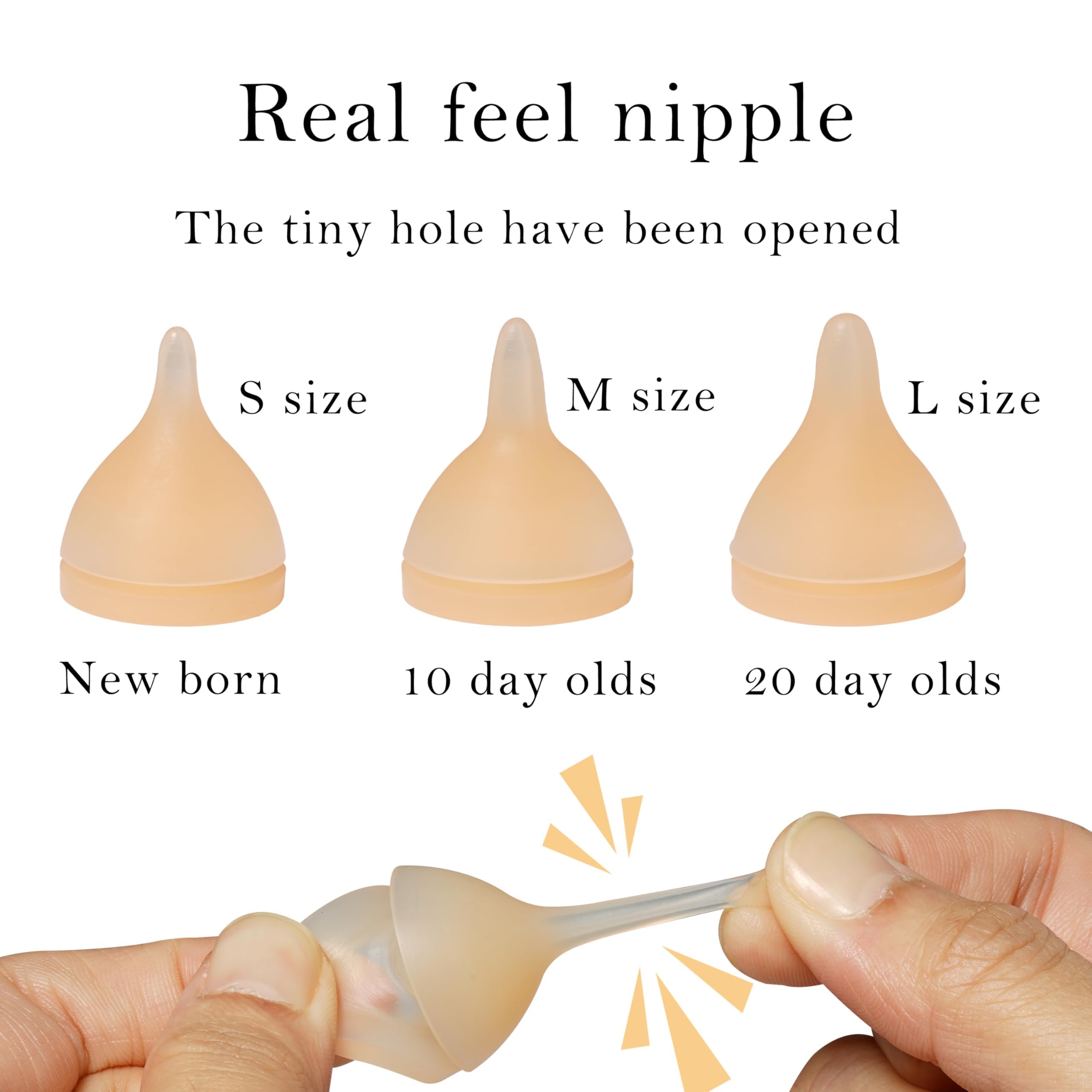 Doggiema kittens feeder syringe precision dosing helps control milk intake.