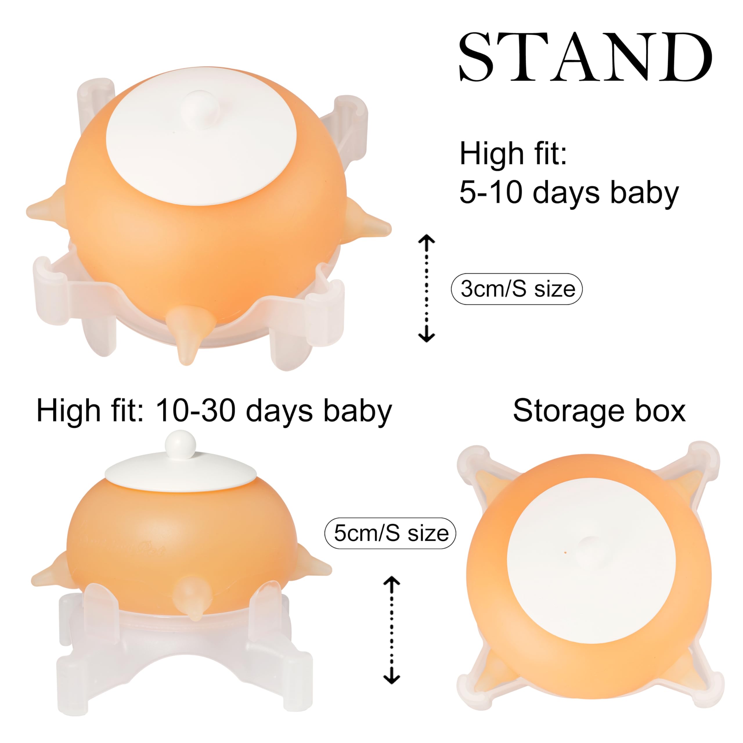 Doggiema milk feeder base height feature supports comfortable feeding at various stages