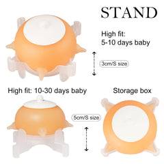 Doggiema milk feeder base height feature supports comfortable feeding at various stages