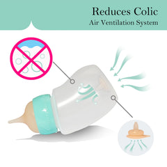 Doggiema Puppy Feeder Bottle venting design helps reduce choking risk