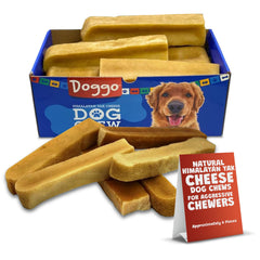 Doggo Dog Chew premium yak cheese Himalayan dog chews offer long-lasting entertainment for dogs.