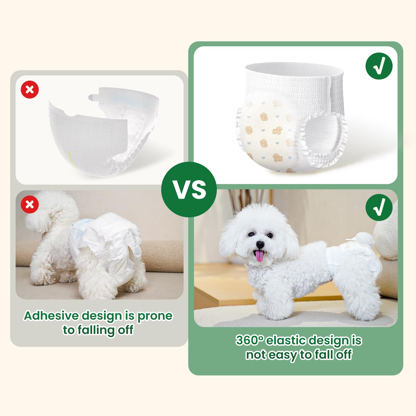 DOGGO DOUG full-wrap design shown for easy on/off